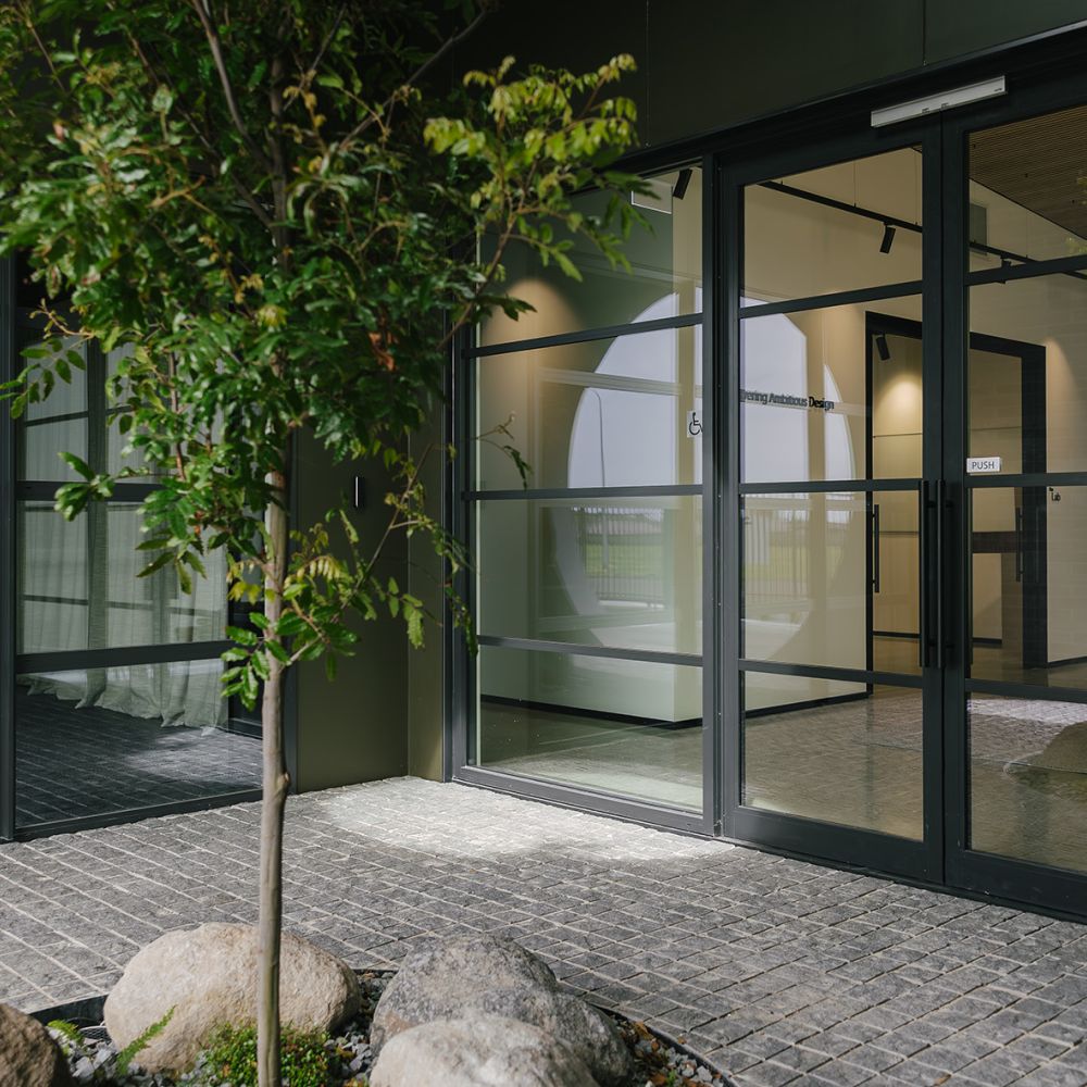 VidaSpace Cobblestone Entrance