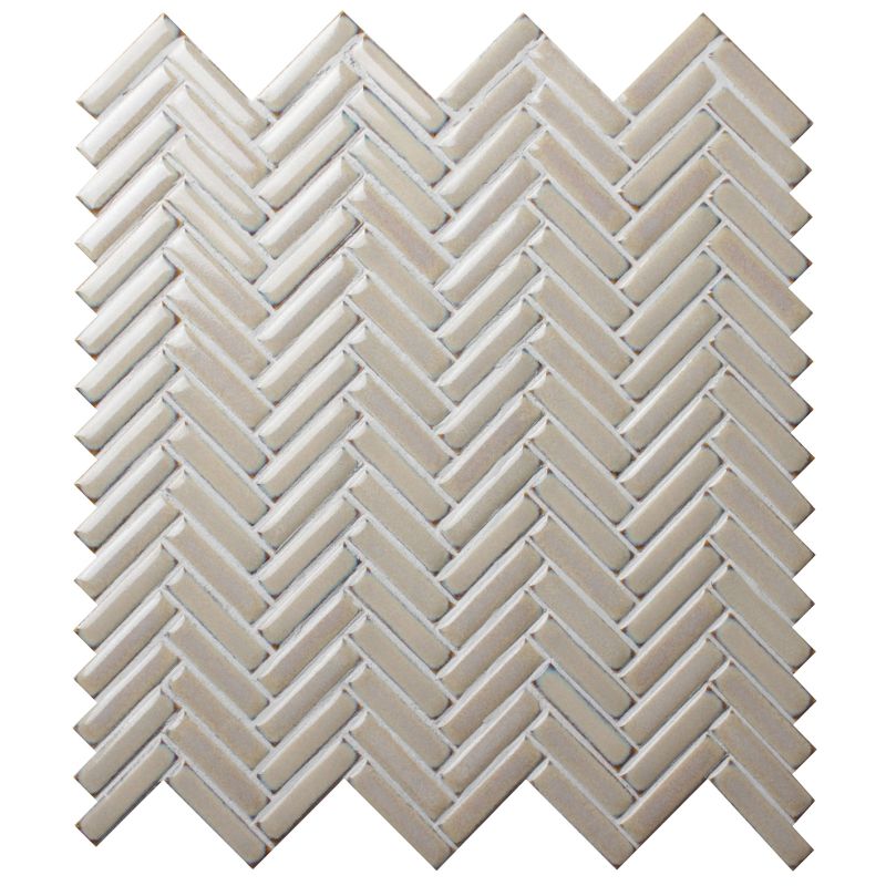 Artisan Mosaics Ivory Herringbone