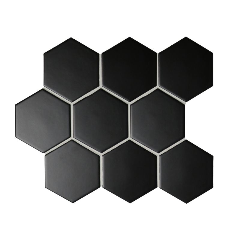 Classica Hexagon Black Matt (95mm)