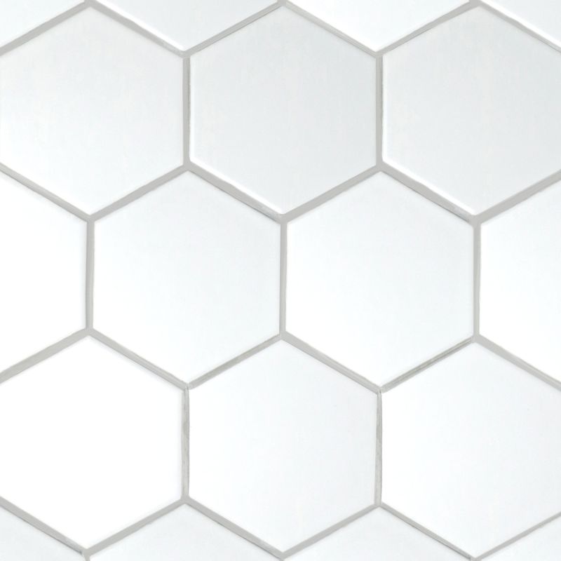 Classica Hexagon White Matt (95mm)